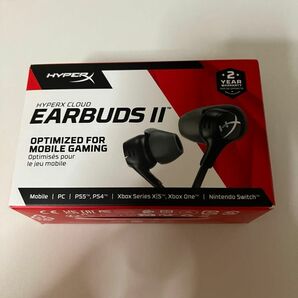 【中古品】HyperX Cloud Earbuds 2有線 ゲーミングイヤホン Cloud Earbuds ブラック