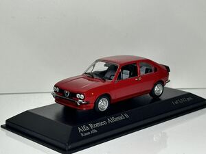 Minichamps 1/43 アルファロメオ Alfasud アルファスッド スッド ti ロッソアルファ ミニチャンプス 