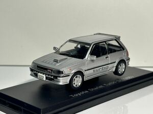 iXO 1/43 トヨタ スターレット EP71 ターボS 1986 前期 イクソ シルバー 国産名車コレクション