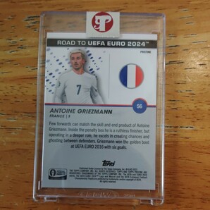 TOPPS PRISTINE ROAD TO EURO 2024 #56 ANTOINE GRIEZMANN【アントワーヌ グリーズマン】フランス代表 パラレル版 ケース入りの画像2