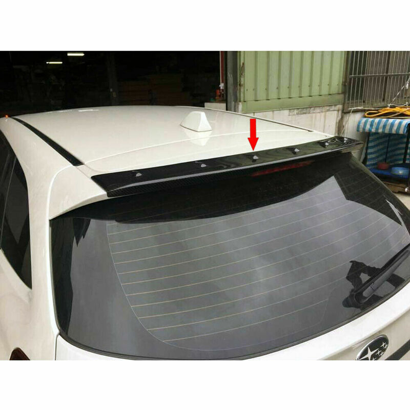スバル レヴォーグ VM VM4 VMG 2014-2020 STI Style 塗装色付 リアルーフエンドスポイラーカバー