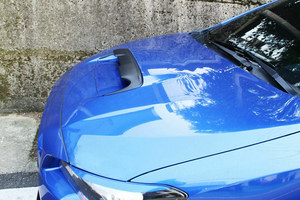 スバル WRX STI レヴォーグ ワゴン VM4/VMG カーボン フロント ボンネット エア スクープ カバー フレーム トリム 2015-2021 V2