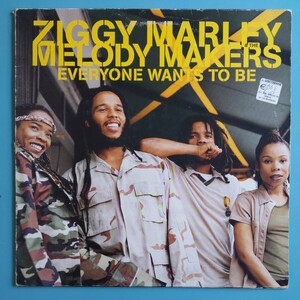 【US盤/試聴済LP】ZIGGY MARLEY & THE MELODY MAKERS『EVERYONE WANTS TO BE』ジギー・マーリー★レゲエ