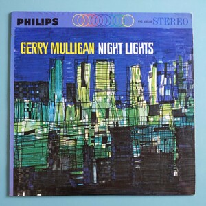 【US盤/試聴済LP】GERRY MULLIGAN『NIGHT LIGHTS』MASTERDISK G.K.刻印★1963年PHS 600-108★ジェリー・マリガン