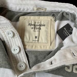 Abercrombie&Fitch Tシャツ ラガーシャツ　M ボーダー