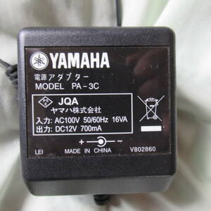 ACアダプター YAMAHA PA-3C 動作確認済み