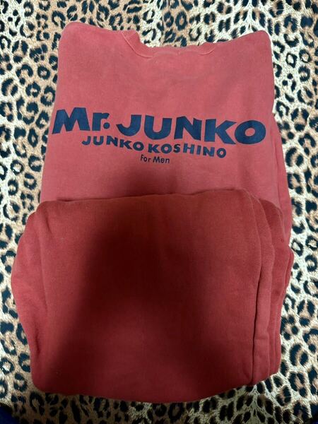 80s ビンテージ Mr.JUNKO スウェットスーツ バックプリント Lサイズ