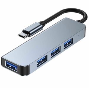 type-cドッキングステーションUSB-Cハブ4ポート設計USB2.0 * 3 + USB3