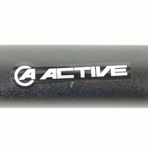 100【評価A】 ACTIVE アクティブ ハンドル バー フラット ロー 黒ブラックの画像6