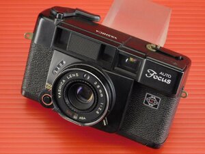 60【評価C】 YASHICA AUTO FOCUS フィルム カメラ 38mm 昭和 レトロ c