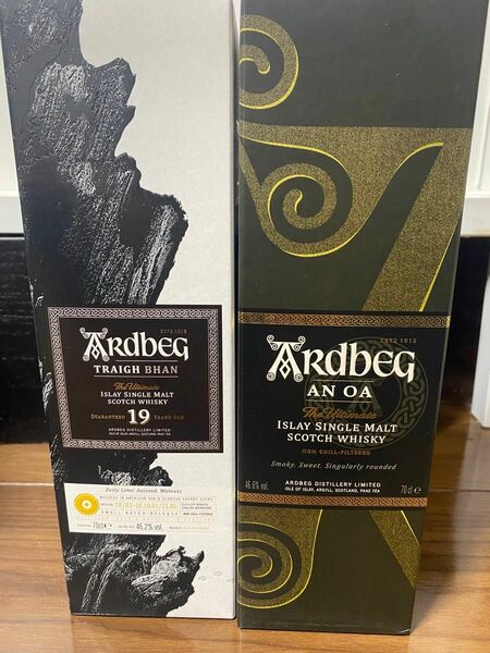 正規品①アードベッグ19年 トリーバン バッチ3 ②アードベッグ アンオー スコッチ ウイスキー ARDBEG ANOA