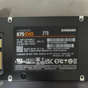 SAMSUNG SATA SSD2TB EVO