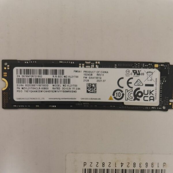 SSD Samsung 1TB m2