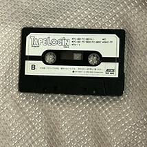 ASCII　テープログイン1984年8月号　テープ1本/紙1枚　ジャンク品_画像3