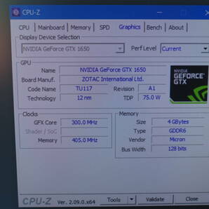 ビデオカード ( シングルファン) ZOTAC GAMING GTX1650 OC GDDR6 4GB の画像8