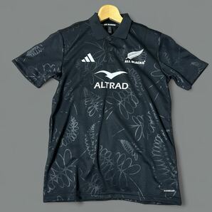 アディダス adidas ラグビーウェア メンズ M RUGBY ALL BLACKS RWC サポーター ポロシャツ DCF43 2023FW サイズXL