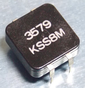 KSS resin mold type crystal oscillator (3.579MHz) [5 piece collection ](b)