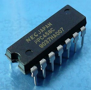 NEC uPC458C (オペアンプ/4回路タイプ) (b)