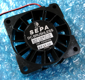  Japan meter SEPA MF-0601M (FAN DC12V W60×H60×D16 [mm]) [B]