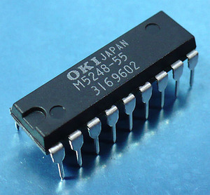 OKI MSM5248-55 48K ROM内蔵ボイスシンセサイザーIC [4個組](a)