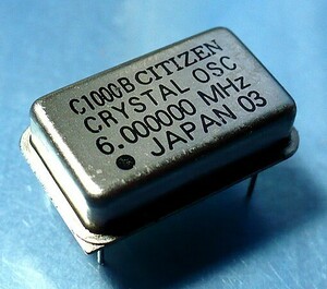 CITIZEN 6.000000MHz(6MHz) OSC crystal osi letter [B]