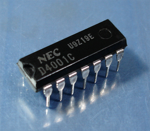 NEC μPD4001C (4回路 2入力 NORゲート) [5個組](a)