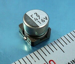 ニチコン WX チップ電解コンデンサ (16V/47μF/85℃) [10個組].a
