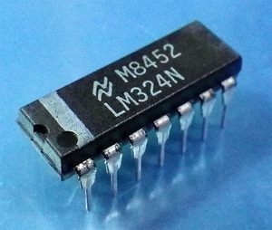 NS LM324N (オペアンプ/4回路タイプ) [2個組](a)