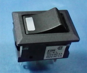 EDK 照光式ロッカースイッチ(125V・5A/250V・3A) [2個組](a)