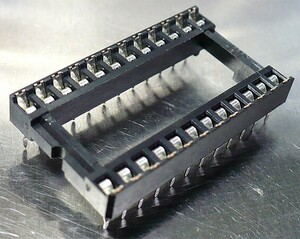 KEL made IC socket (DIP/24 pin /2.54 pitch ) [8 piece collection ](b)