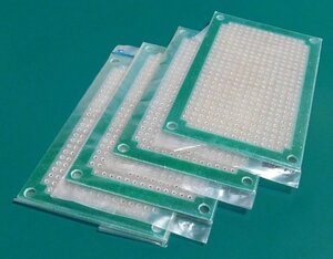  universal basis board glass epoxy (2.54mm pitch /72mm×47mm) [4 sheets set ][ control :SA078]