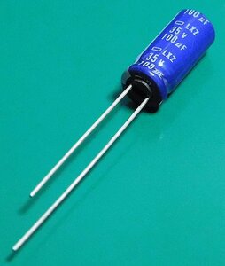 日本ケミコン LXZ コンデンサ (35V/100μF/105℃) [10個組]【管理:SA876】