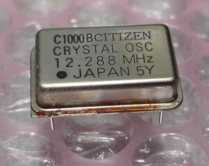 CITIZEN C1000B 12.288MHz OSC クリスタルオシレータ [2個組].HJ15