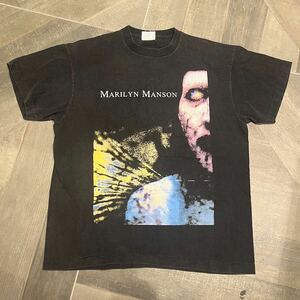 Marilyn MansonバンドTシャツ/バンT/USED/古着L