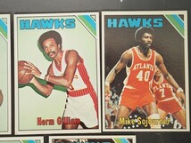 1975-76 Topps HAWKS 9枚 Herm Gilliam #7/#25/#43/#62/#98/#152/#171/#203/#116 basketball トップス バスケットボール カード 279a_画像3