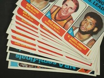 1975-76 Topps NBA finals leaders等 11枚(7種) #1/#2/#4/#5/#6/#188/#189 BASKETBALL トップスカード バスケットボール 284a_画像9