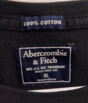 【希少特大サイズ】Abercrombie & Fitch Tシャツ XLサイズ アバクロンビー＆フィッチ ブラック_画像4