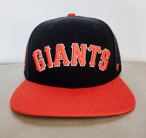 【1回のみ着用】47brand San Francisco Giants スナップバック MLB キャップ サンフランシスコ ジャイアンツ