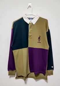 Champion 1996 アトランタオリンピック 記念モデル ラガーシャツ　Mサイズ チャンピオン　長袖シャツ