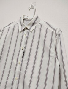 【新品タグ付】INED ストライプ ボタンシャツ 7サイズ イネド 