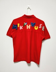 miki house ワッペン刺繍 ポロシャツ Mサイズ ミキハウス　子供服