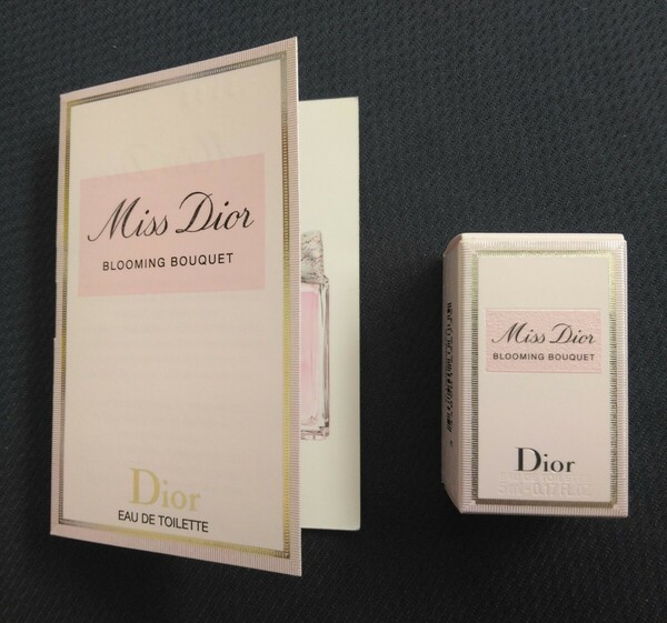 Dior　ミスディオール　ブルーミングブーケ　オードゥトワレ　非売品　ノベルティ　5ml ミニボトル　1ml チューブサンプル　未使用、新品