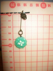 ^v Japanese confectionery image charm 3* strap * pendant iya ring earrings * resin hand made ^V