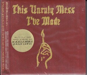 CD ( записано в Японии ) Macklemore & Ryan Lewis : This Unruly Mess L've Made (WPCR-16943)