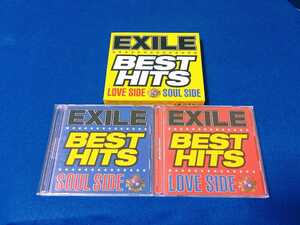 ☆良品 EXILE BEST HITS LOVE SIDE SOUL SIDE 《初回限定盤 ベスト アルバム 2CD+2DVD》 道/Ti Amo/Rising Sun/Choo Choo TRAIN エグザイル