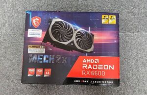 状態内容文と動画を追加しました！MSI RADEON RX 6600 MECH 2X 8G グラフィックボード