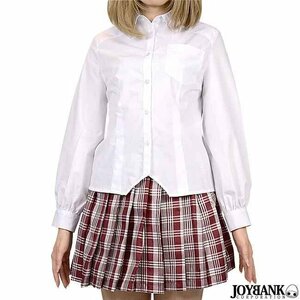 制服用 長袖ブラウス 【スクール/スタンダード/レディースシャツ】 M ホワイト