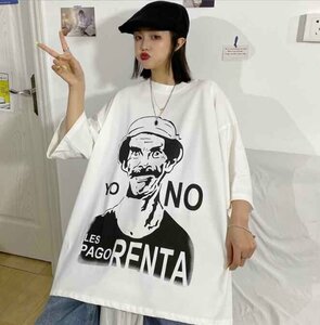 韓国風 レディース 半袖Tシャツ 新しい夏 気質 ファッションTシャツ 学生Tシャツ XL ライトグレー