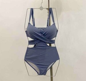 ビキニ 水着 新品 ワンピース水着 セクシー ハイウエスト レディース M ブラック