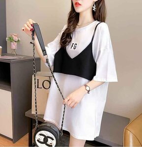  Korea manner woman summer new short sleeves T-shirt . quality fashion T-shirt student T-shirt L white 